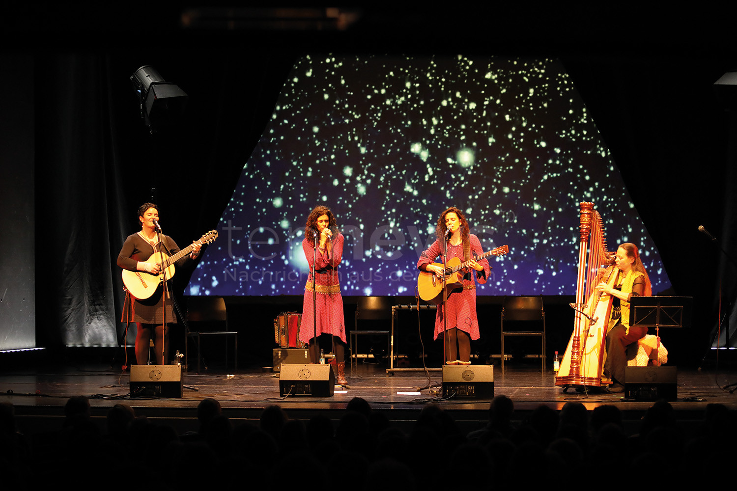 Schneeflockennacht erleben - Jodlerin Hedwig Roth, Harfenistin Martina Noichl und die Vivid Curls geben Konzert