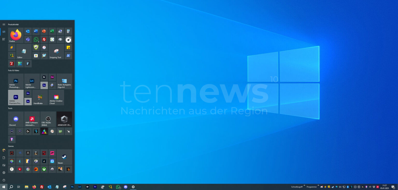 Deutschland – Das Support-Ende von Windows 10 am 14.10.2025 birgt Risiken für Cyberangriffe und Datenverlust. IT-Experten geben Tipps!